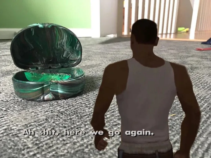 Here we go again GTA meme